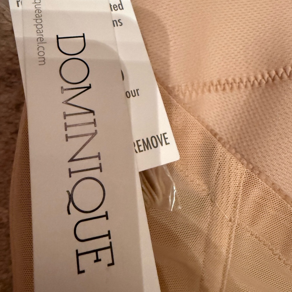 Dominique 48F Strapless Longline Bustier in Mocha nwt - Picture 3 of 5